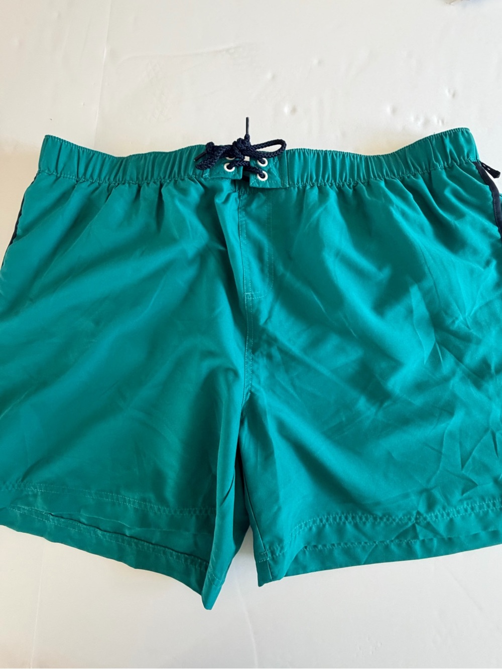Original Penguin Teal Swim Trunks with Drawstring